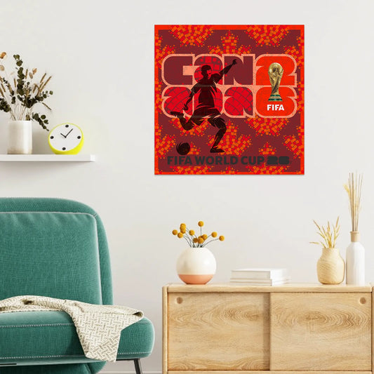 World Cup 2026 wooden puzzle – Canada host country poster design
