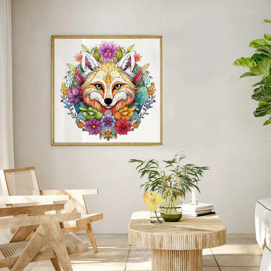 Woodland wooden jigsaw puzzle – fox design by WoodAha