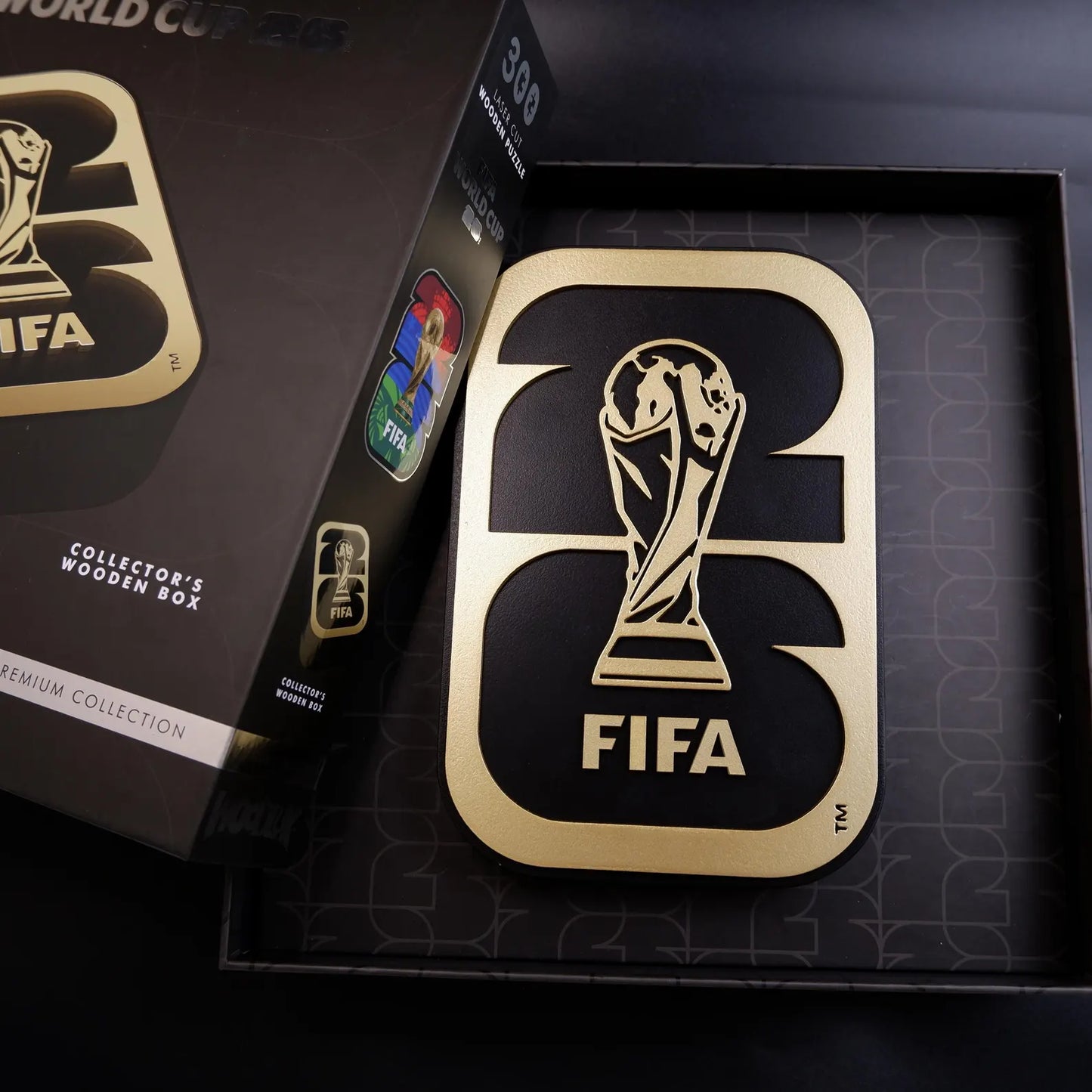 Host countries trophy wooden jigsaw puzzle – World Cup 2026 collectible