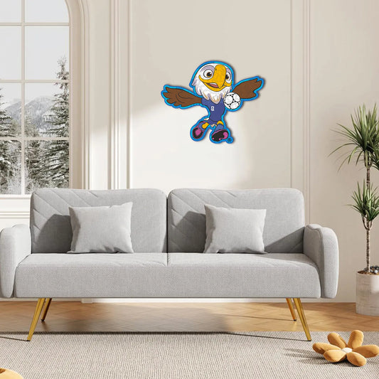 World Cup 2026 wooden puzzle – USA mascot design