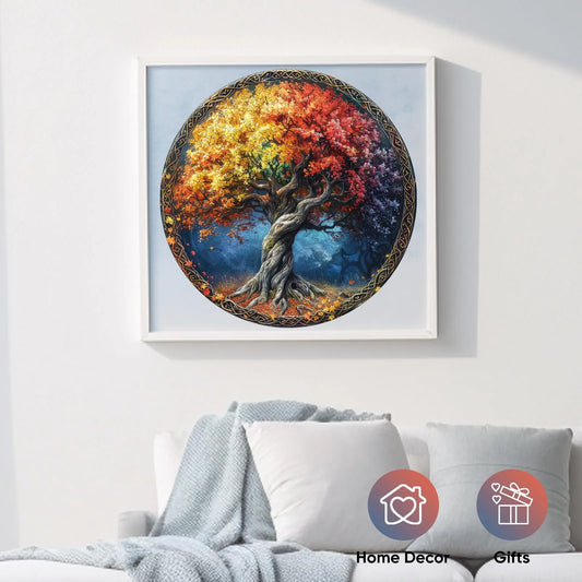 Symbolic wooden jigsaw puzzle – Tree of Life design by WoodAha