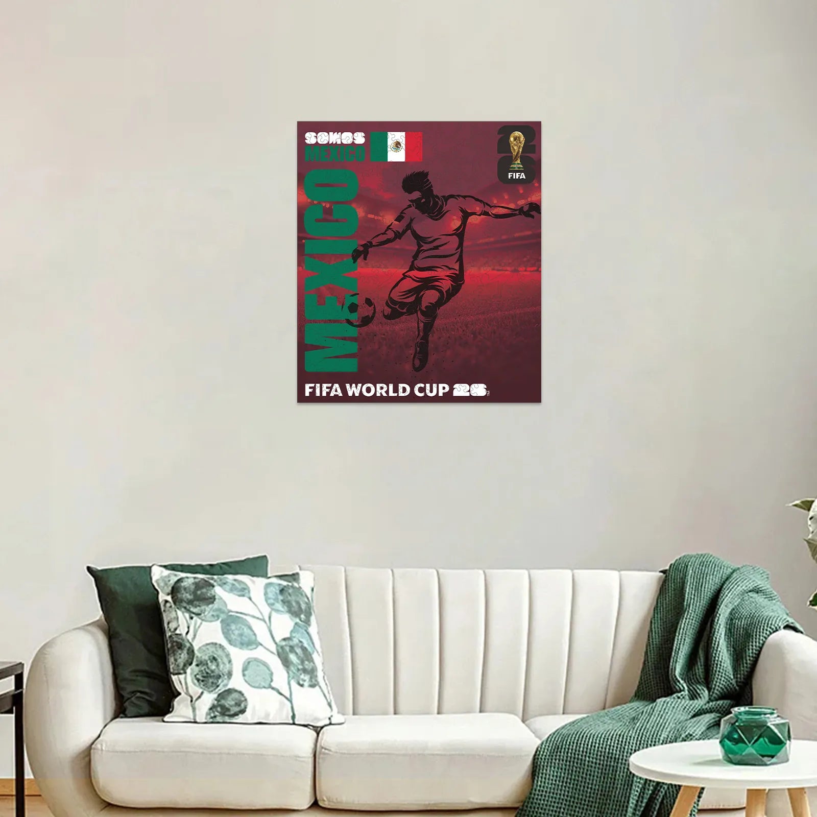 World Cup 2026 wooden puzzle – We Are Mexico poster design