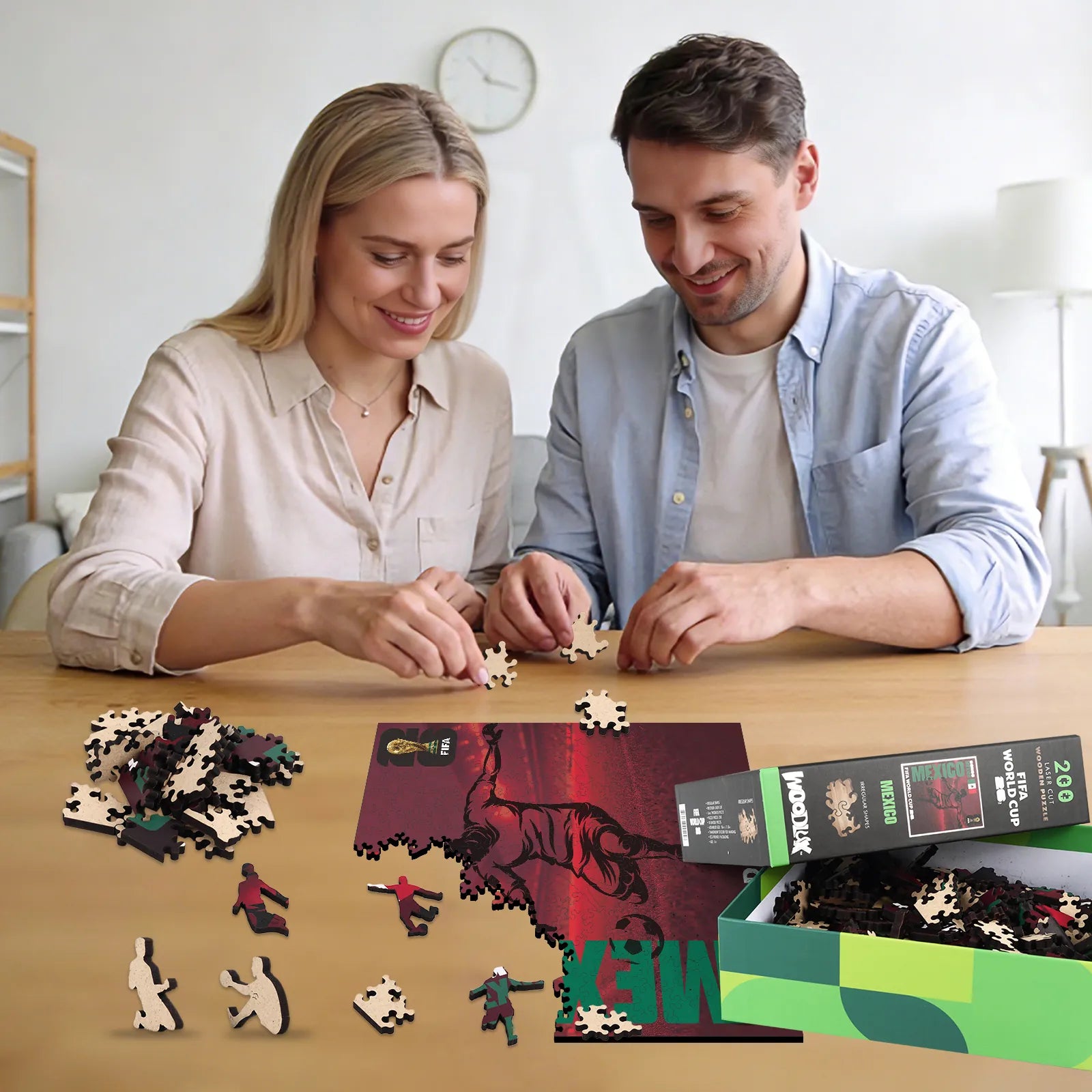FIFA 2026 We Are Mexico wooden jigsaw puzzle – 200 piece edition