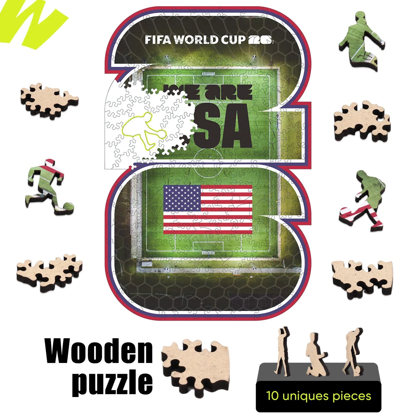 Officially licensed World Cup 2026 USA national pride puzzle