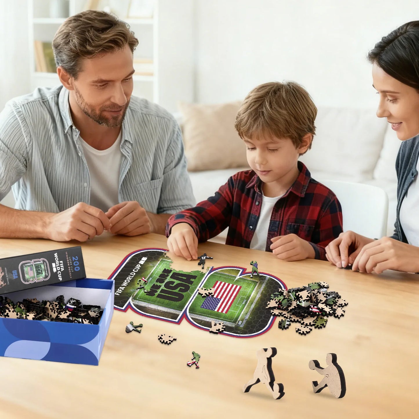 FIFA 2026 USA pride wooden jigsaw puzzle – 200 piece edition