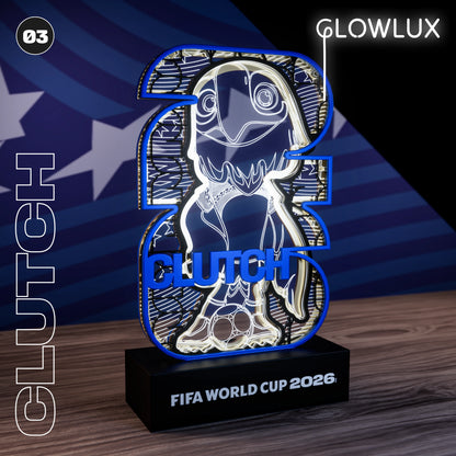 FIFA World Cup 2026 Clutch mascot 3D LED lamp – officially licensed