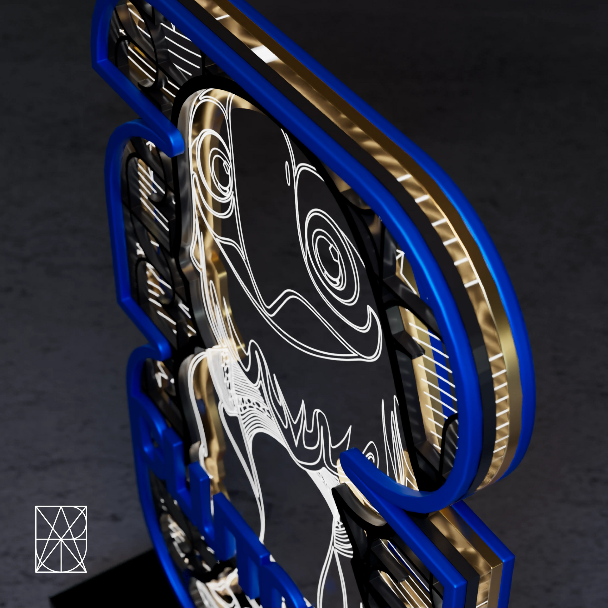 FIFA 2026 Clutch mascot LED lamp – angle view