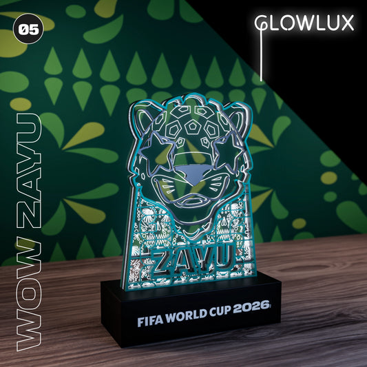 FIFA World Cup 2026 Zayu mascot 3D LED lamp – officially licensed
