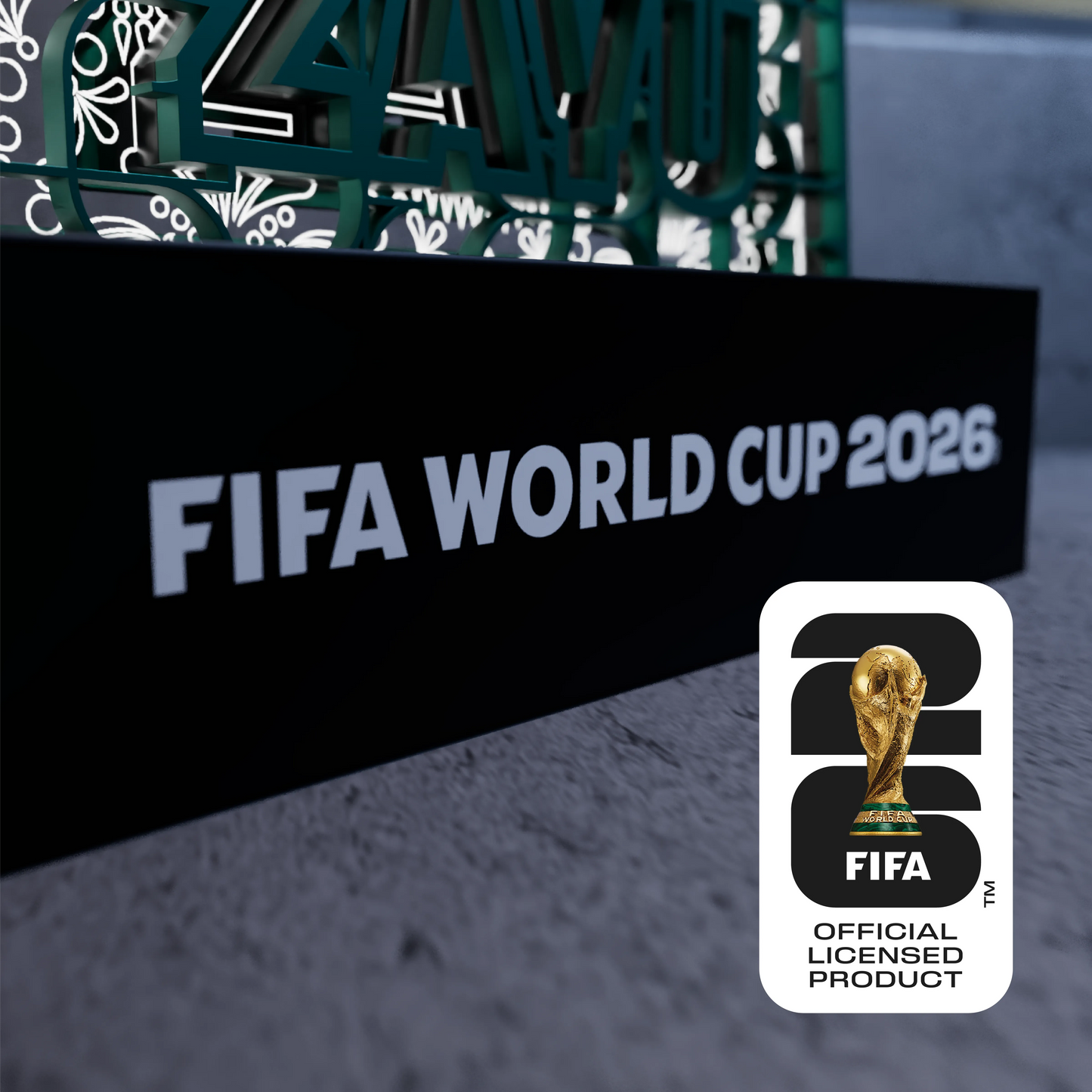 Officially licensed World Cup 2026 Zayu mascot lamp