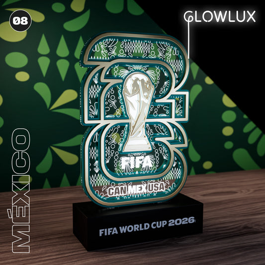 FIFA World Cup 2026 Mexico host logo 3D LED lamp – officially licensed