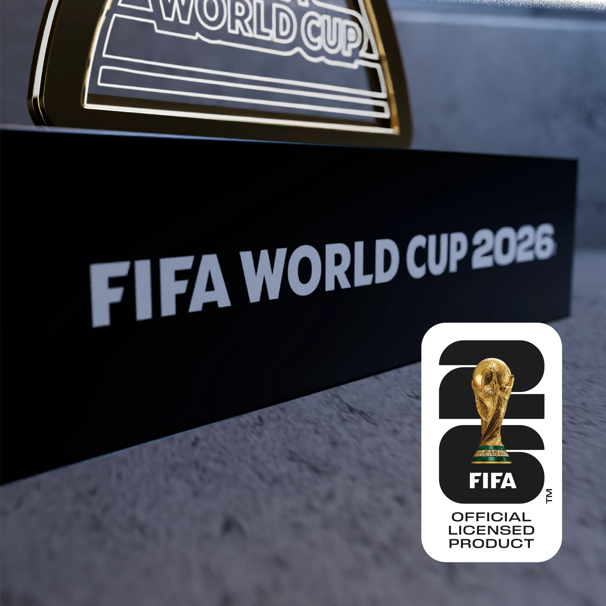 Officially licensed World Cup 2026 trophy lamp