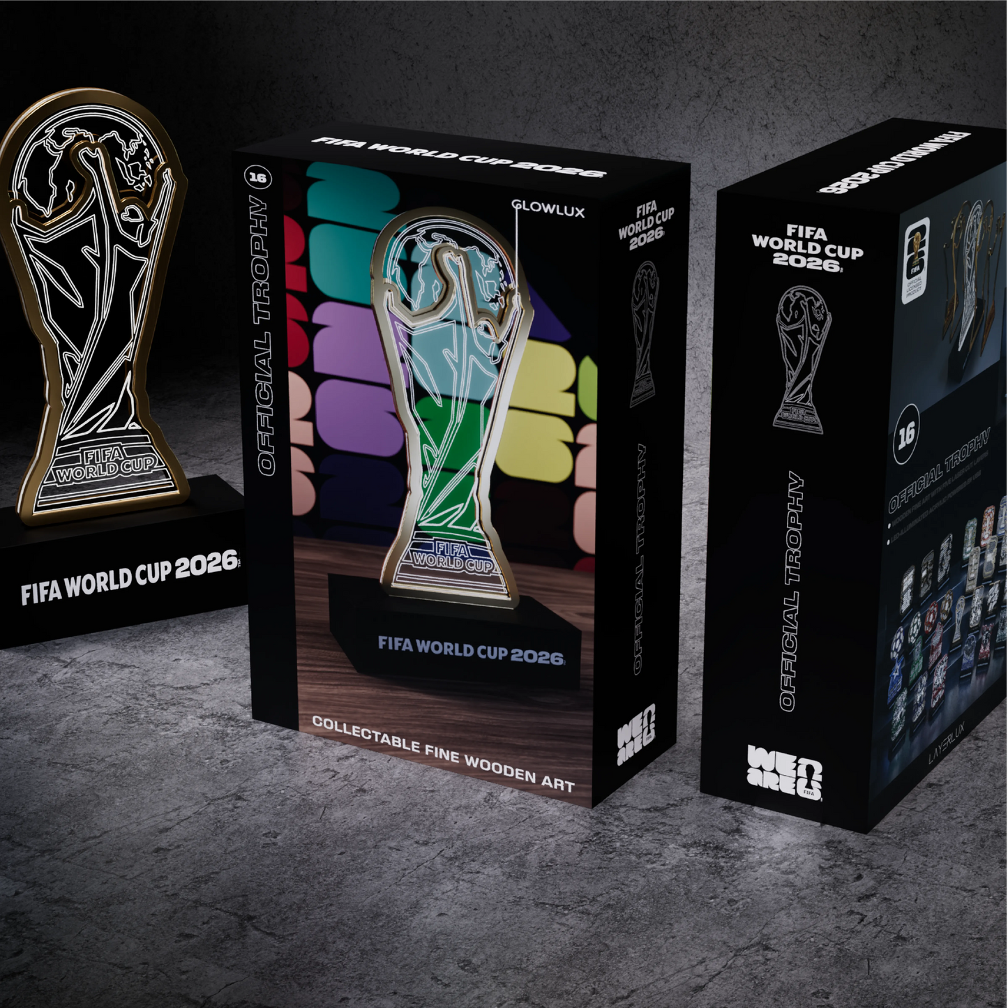 World Cup 2026 trophy night light – soccer fan gift