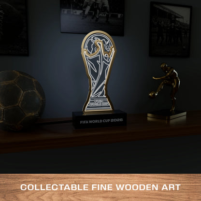 FIFA 2026 trophy LED lamp – angle view
