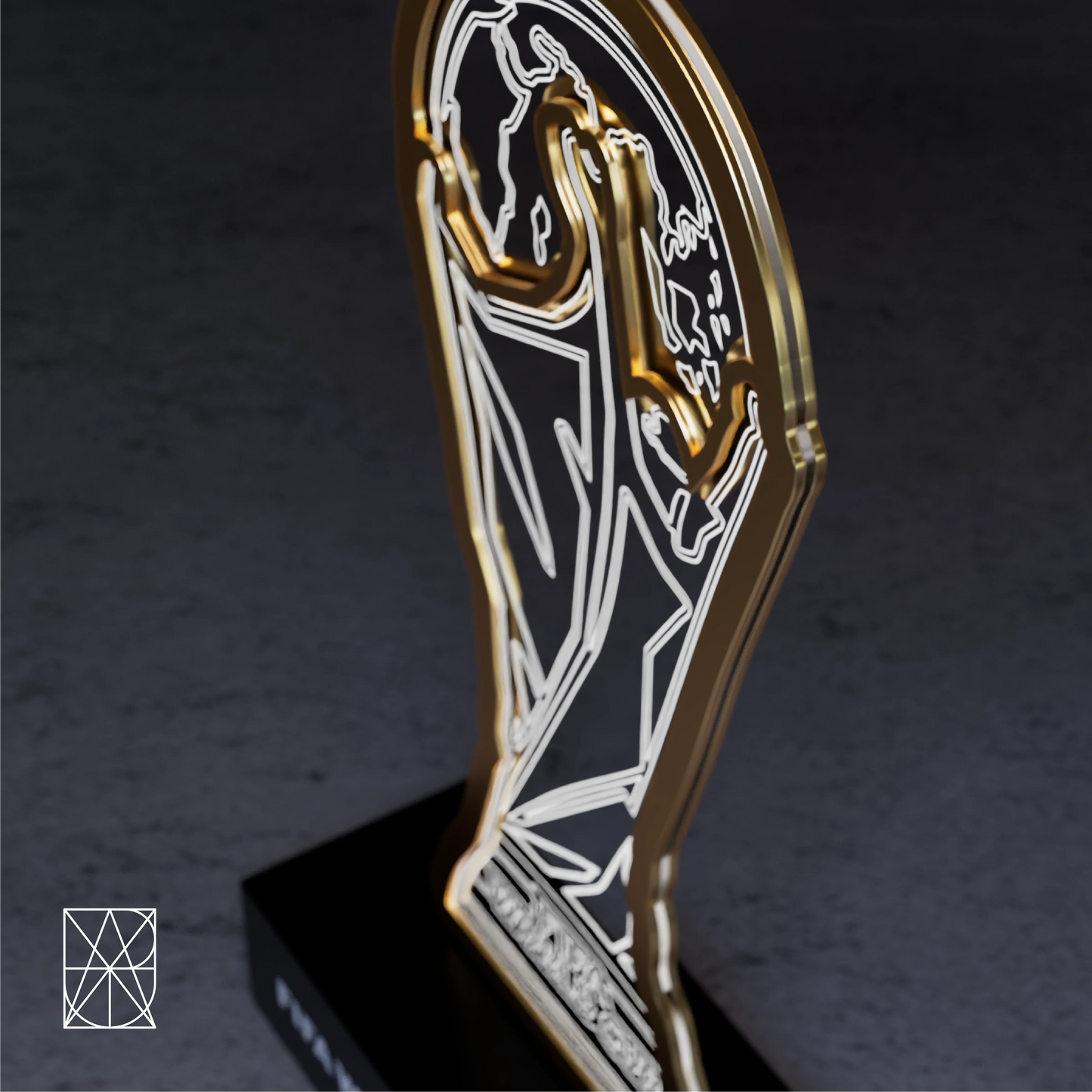 FIFA 2026 official trophy wooden LED night light gift