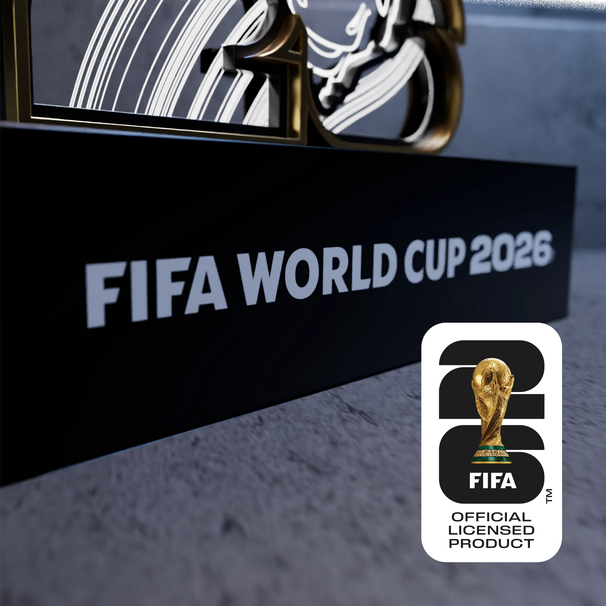 Officially licensed World Cup 2026 mascots lamp