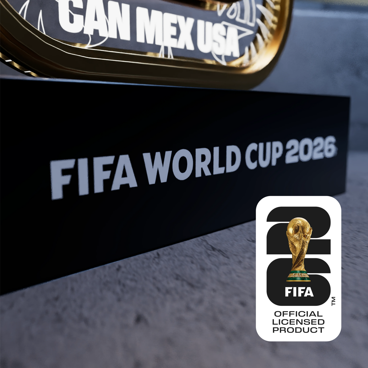 FIFA World Cup 2026 host countries wooden LED lamp detail