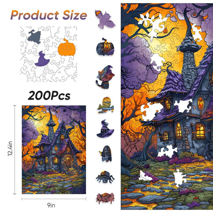Wooden jigsaw puzzle gift – castle fortress design