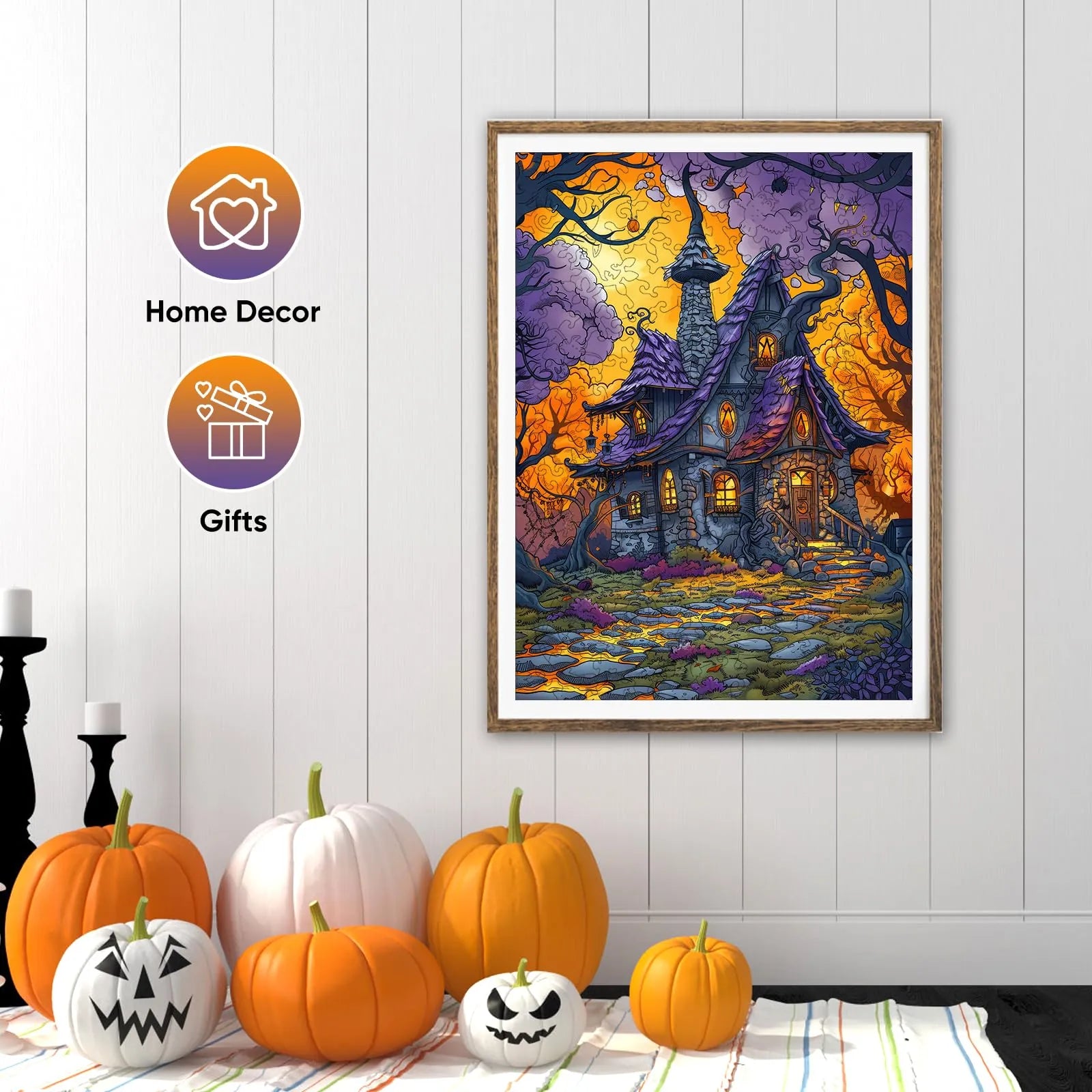 Fairytale wooden jigsaw puzzle – castle design by WoodAha