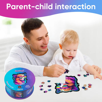 Cool corgi wood puzzle for adults – 200 and 500 piece options