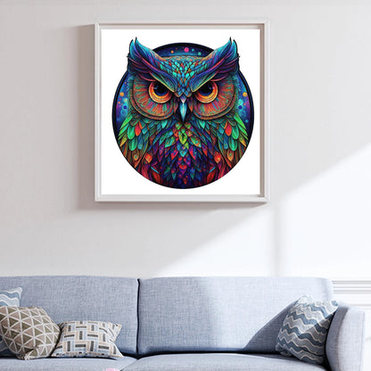 Bird themed wooden jigsaw puzzle – cute owl design by WoodAha