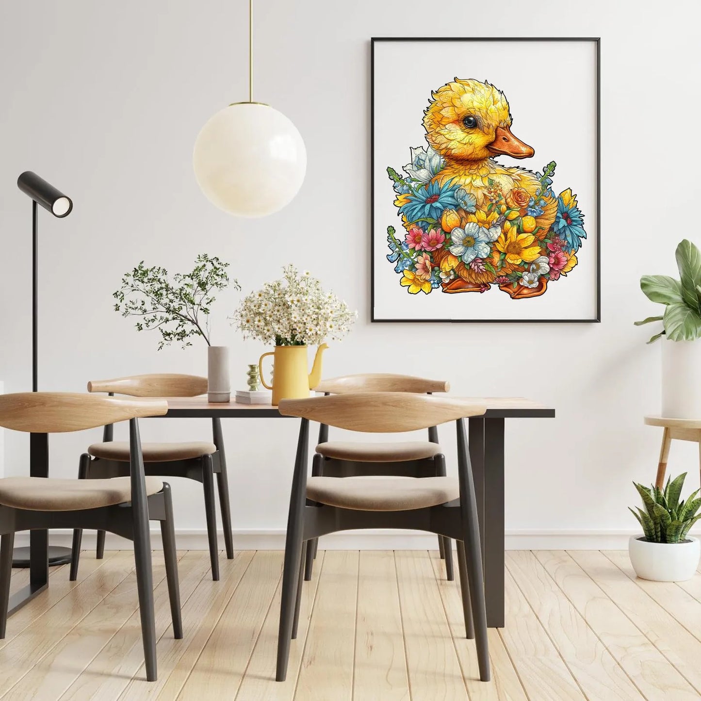 Bird themed wooden jigsaw puzzle – duck design by WoodAha