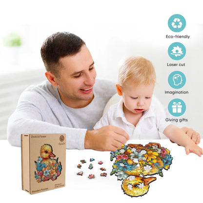 Duck wood puzzle – 200 and 500 piece options