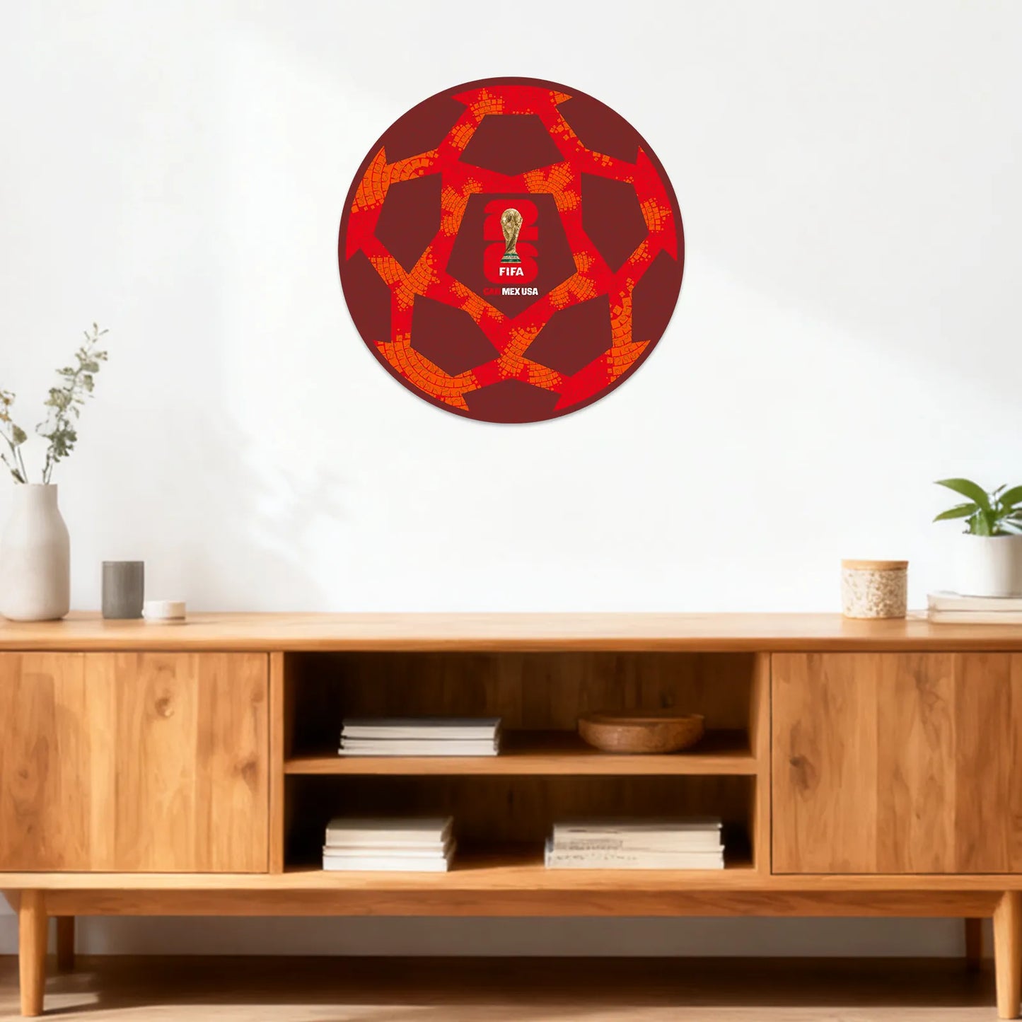 World Cup 2026 wooden puzzle – Canada ball design