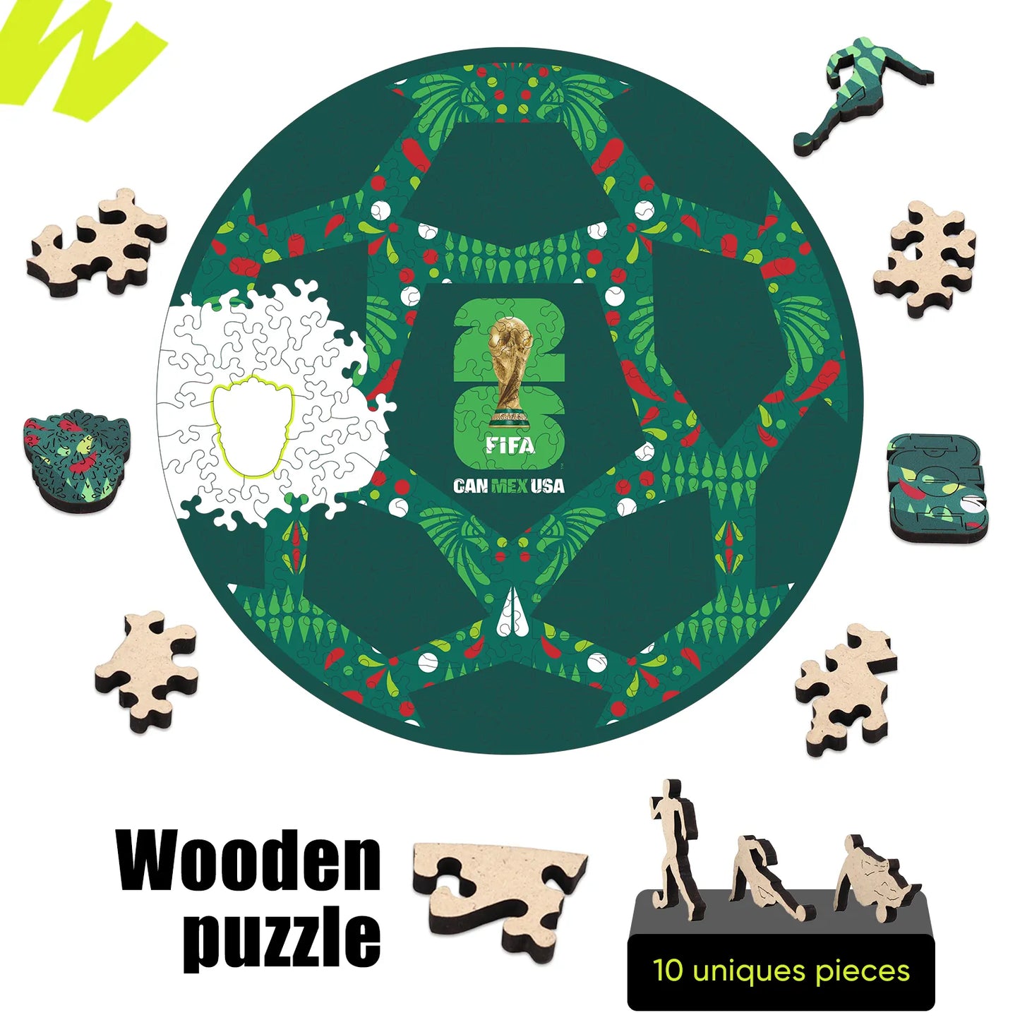 Officially licensed World Cup 2026 Mexico ball puzzle