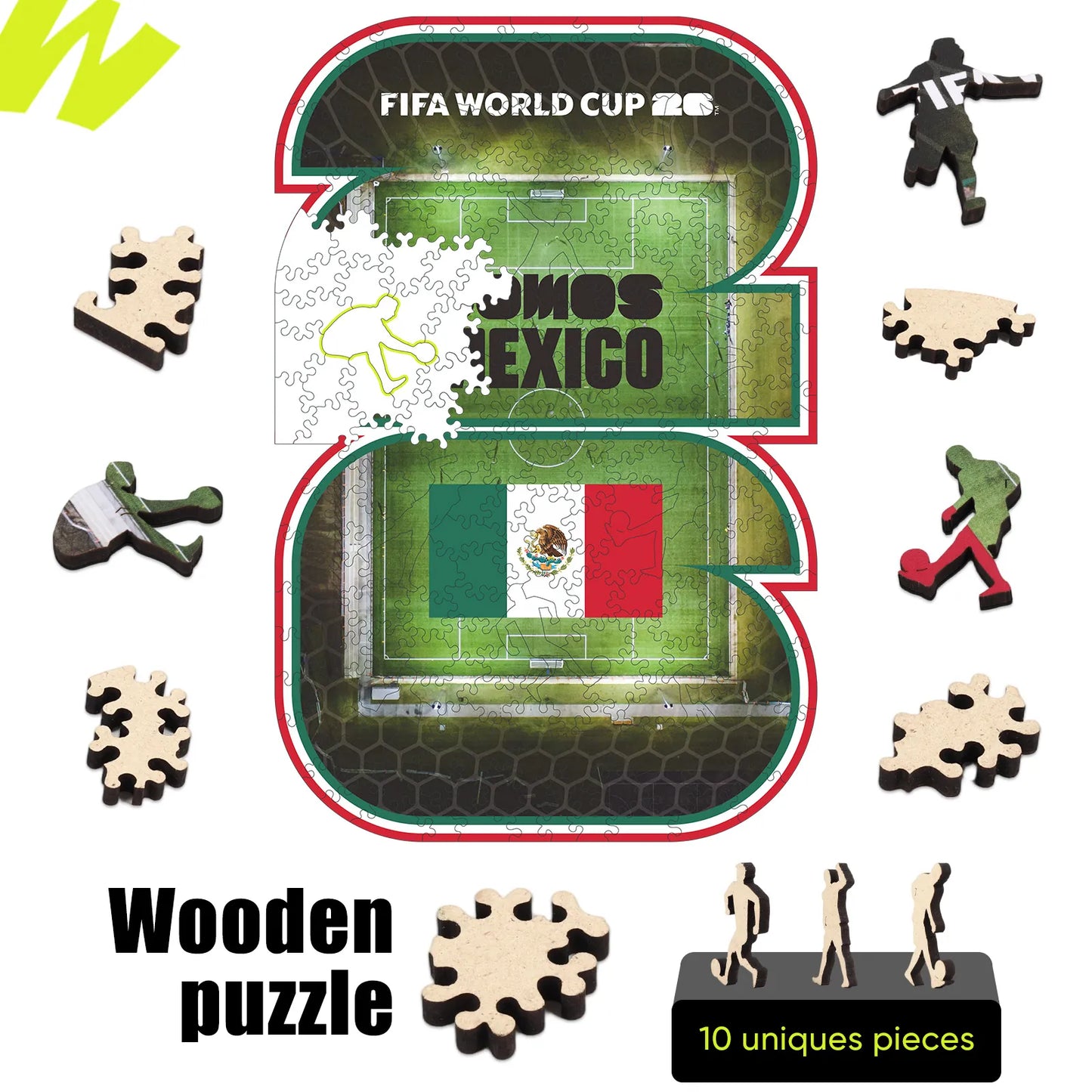Officially licensed World Cup 2026 Mexico national pride puzzle