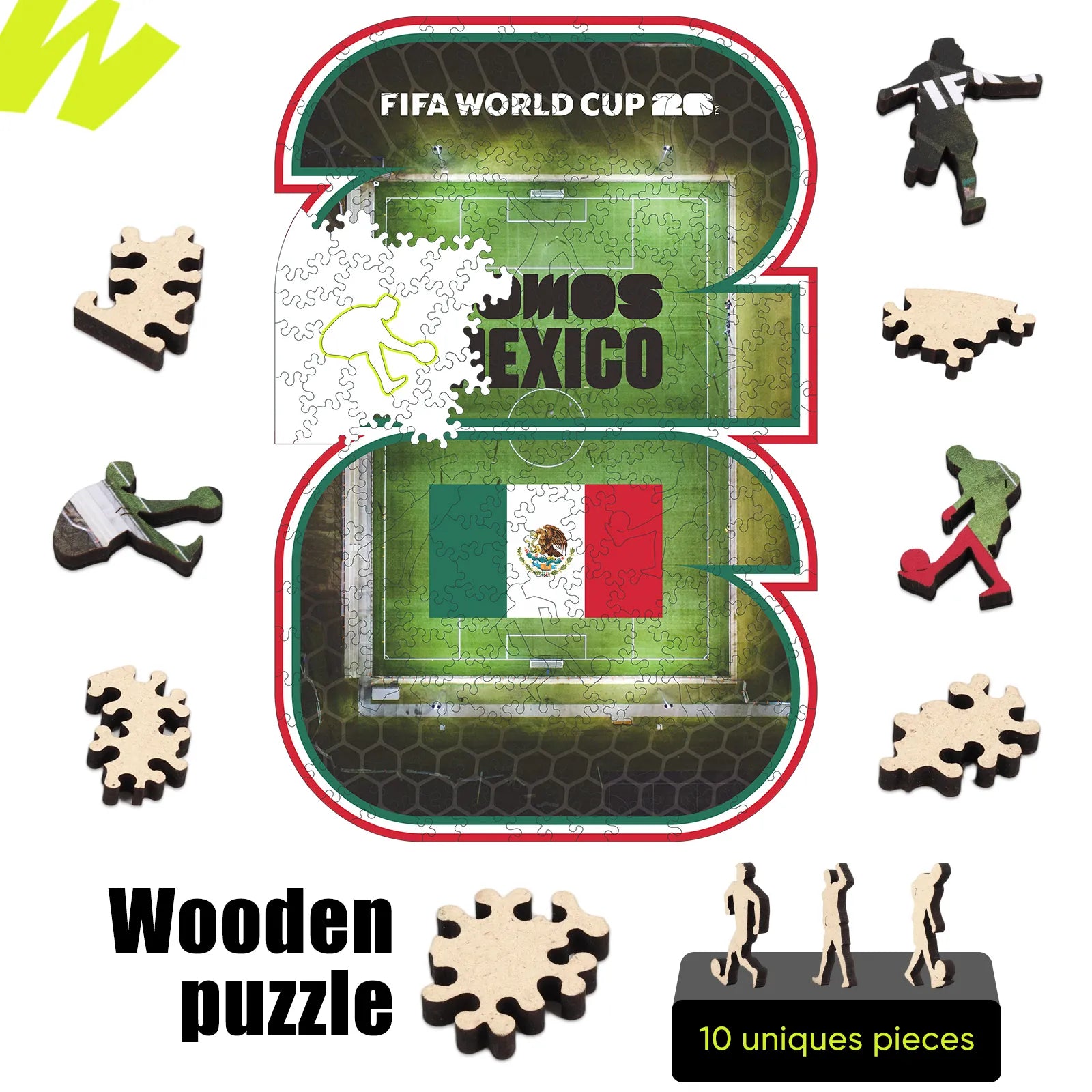 Officially licensed World Cup 2026 Mexico national pride puzzle
