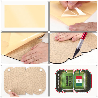 World Cup 2026 Mexico pride wooden jigsaw puzzle – Mexico fan gift