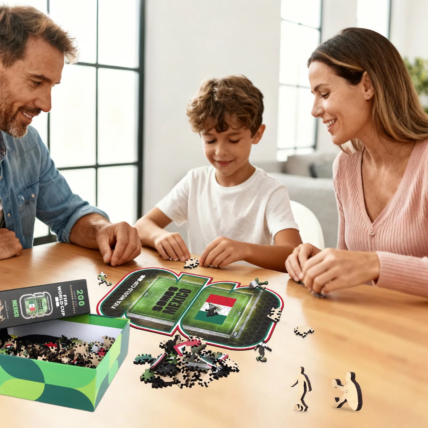 FIFA 2026 Mexico pride wooden jigsaw puzzle – 200 piece edition