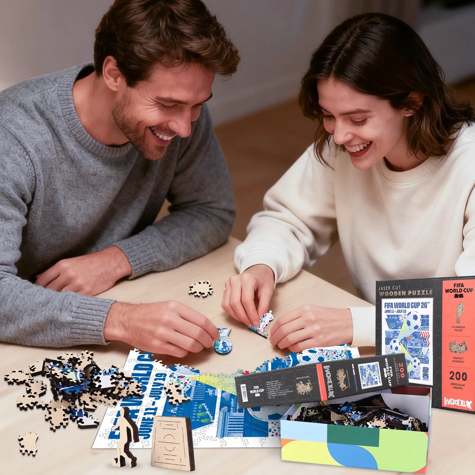 FIFA 2026 Philadelphia wooden jigsaw puzzle – 200 piece edition