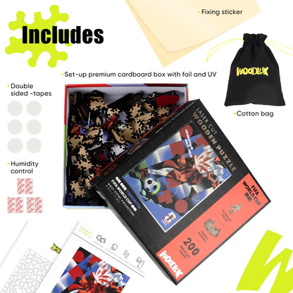 Officially licensed World Cup 2026 Toronto city poster puzzle