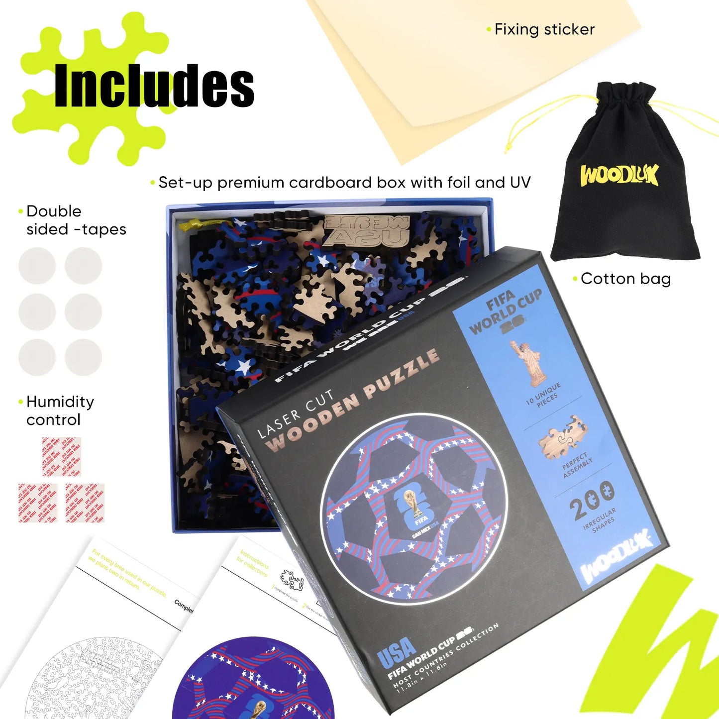 FIFA World Cup 2026 USA ball puzzle detail