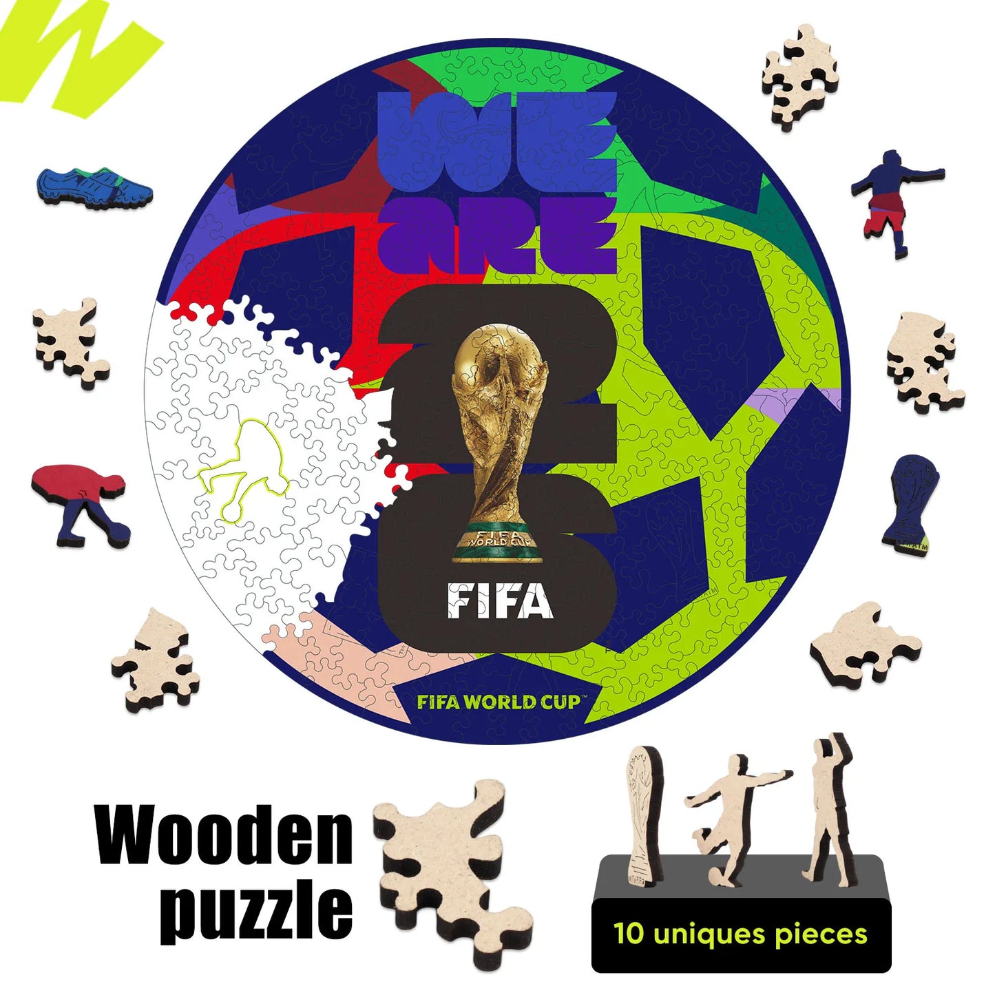 Officially licensed World Cup 2026 We Are 26 ball puzzle
