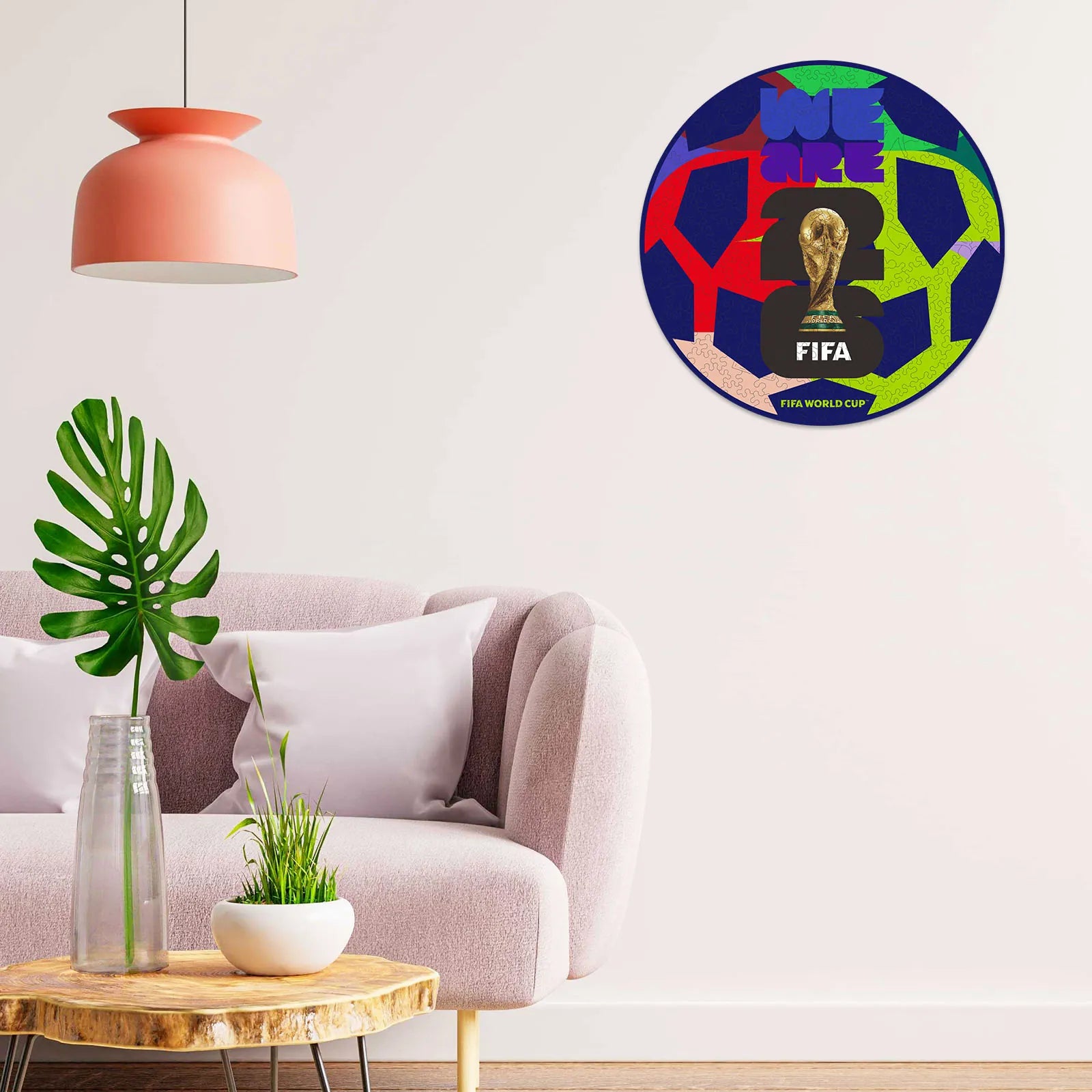 World Cup 2026 wooden puzzle – We Are 26 ball design