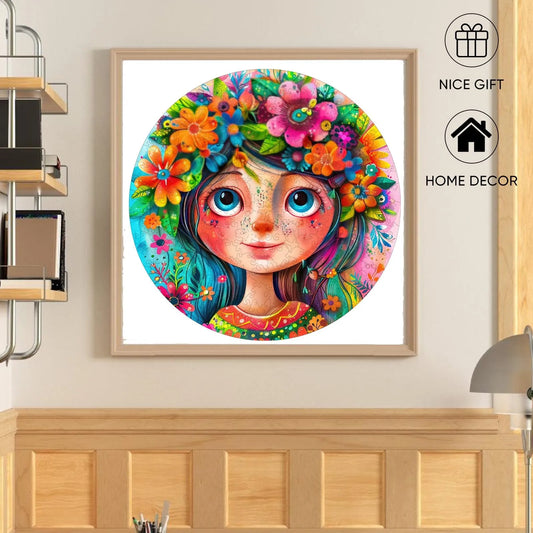 Fantasy wooden jigsaw puzzle – flower fairy design by WoodAha