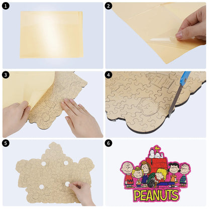 Snoopy Friends wooden jigsaw puzzle – officially licensed product