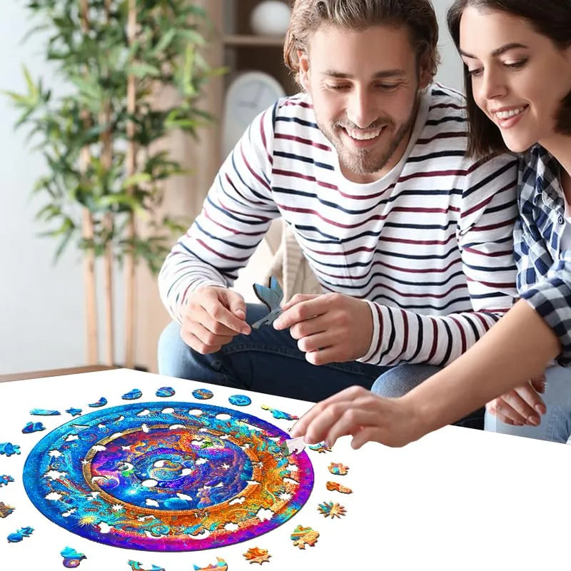 Heart of the Earth wood puzzle for adults – 300 and 500 piece options
