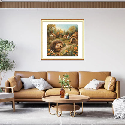 Woodland wooden jigsaw puzzle – hedgehog design by WoodAha