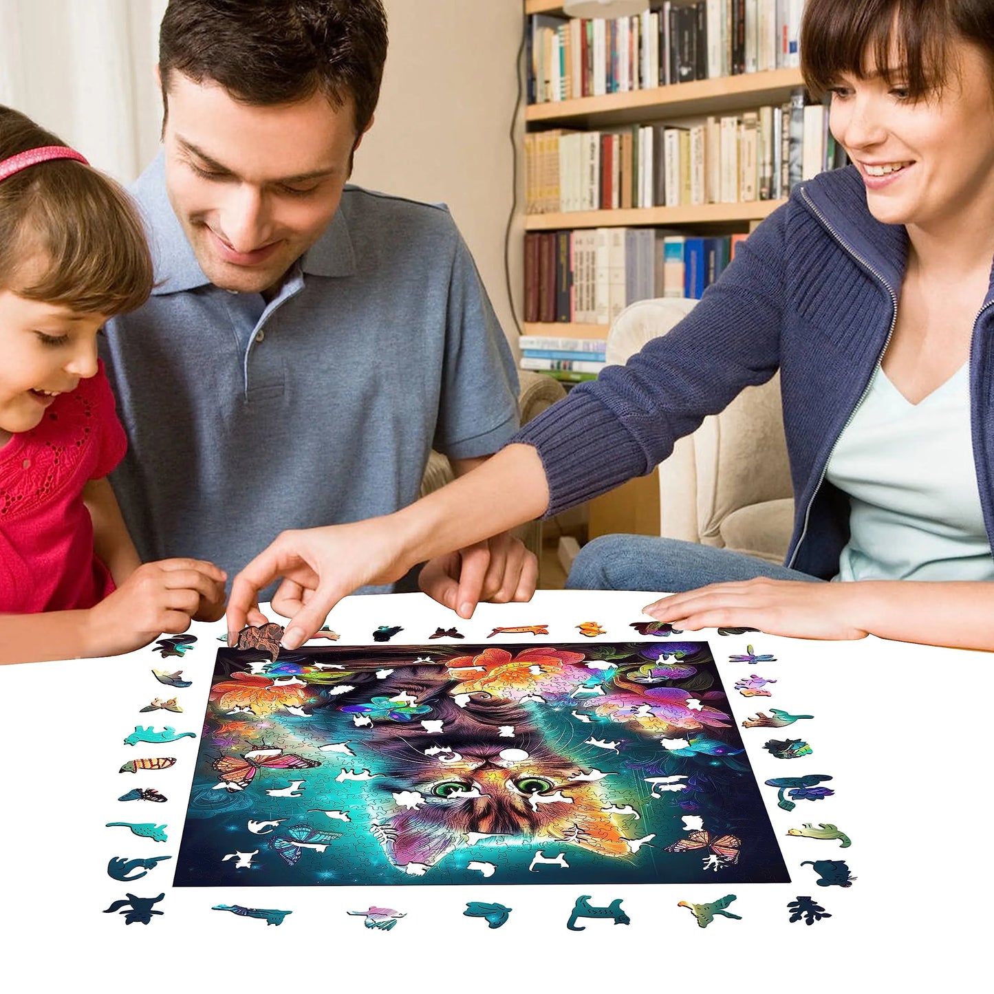 Kitten wood puzzle – 200 and 500 piece options