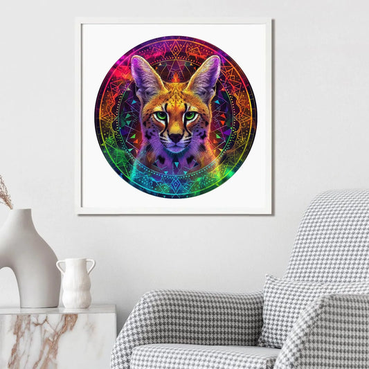 Big cat wooden jigsaw puzzle – leopard design by WoodAha