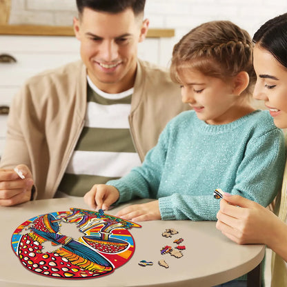 Mushroom wood puzzle for adults – 200 and 500 piece options