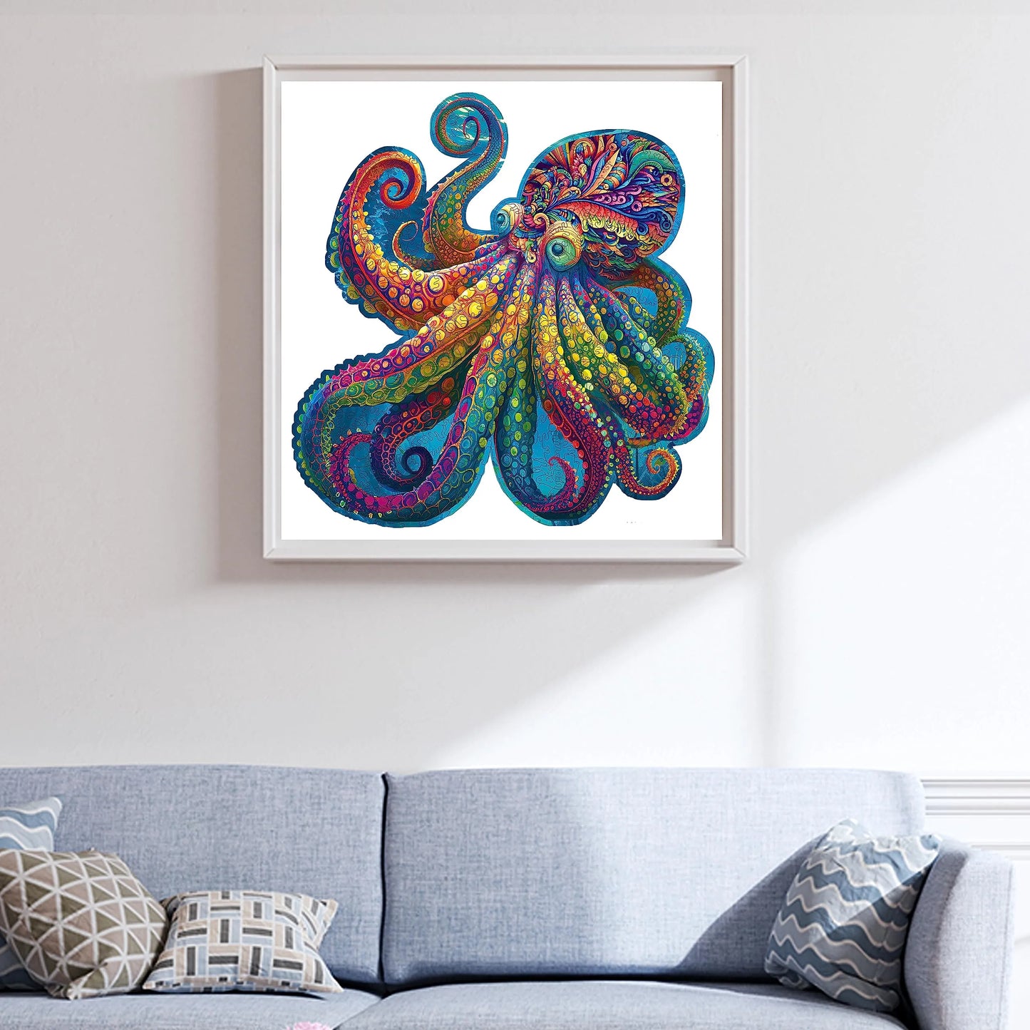 Deep sea wooden jigsaw puzzle – octopus design by WoodAha
