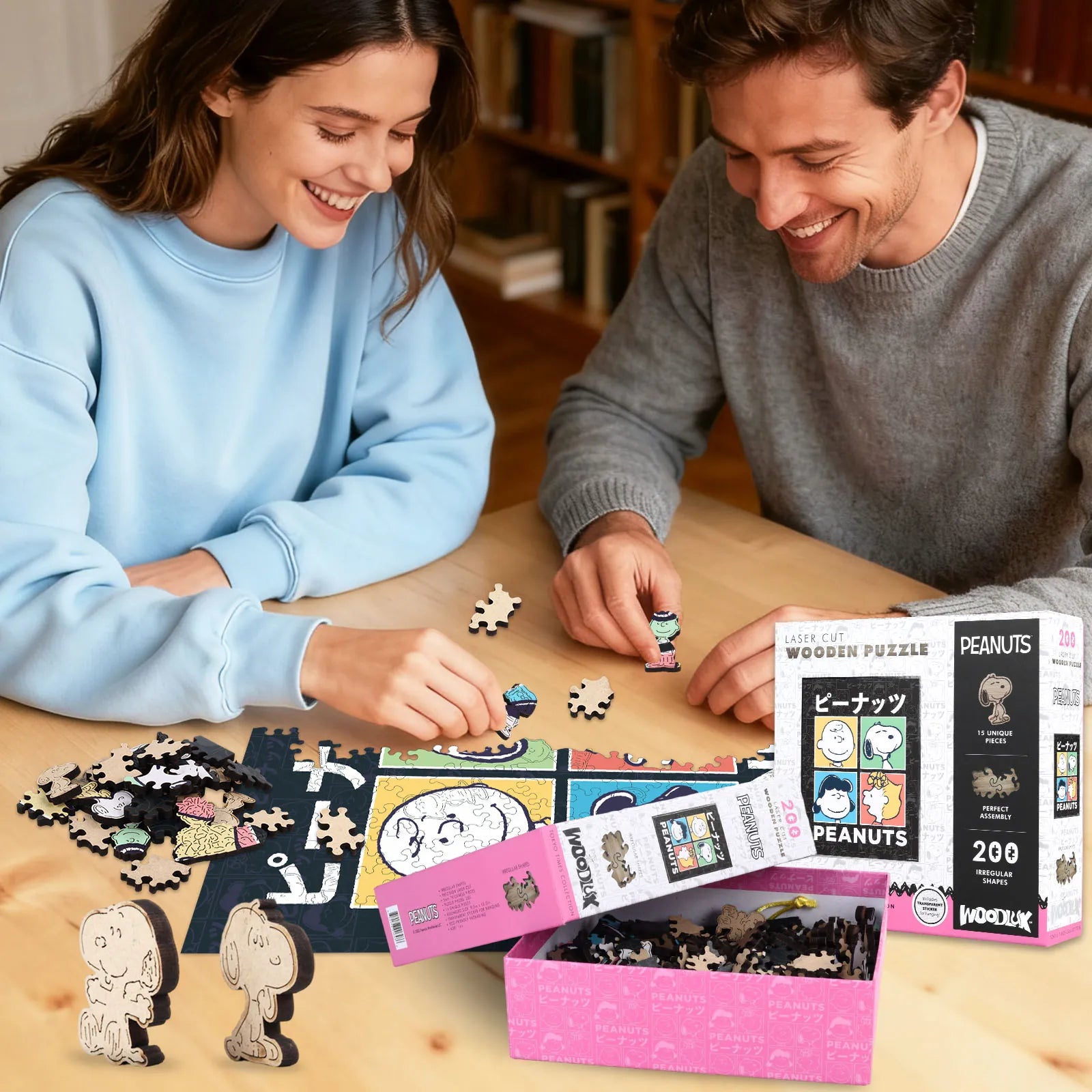 Snoopy Pop Art wooden puzzle – 200 piece edition