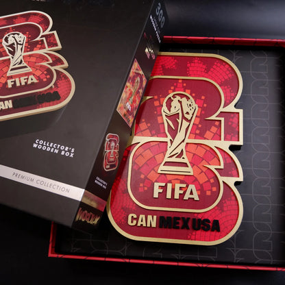 World Cup 2026 Canada host logo wooden jigsaw puzzle – Canadian gift