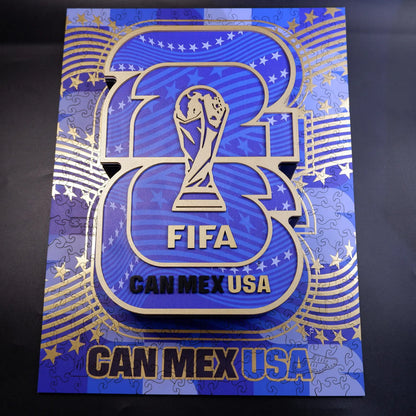 FIFA 2026 USA host logo luxury puzzle – packaging view