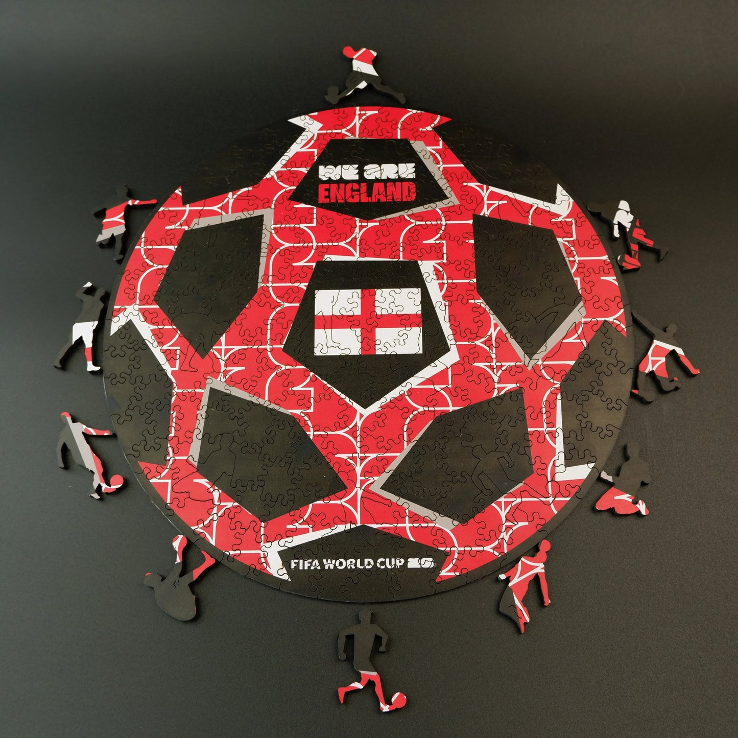 England ball wooden jigsaw puzzle – World Cup 2026 collectible