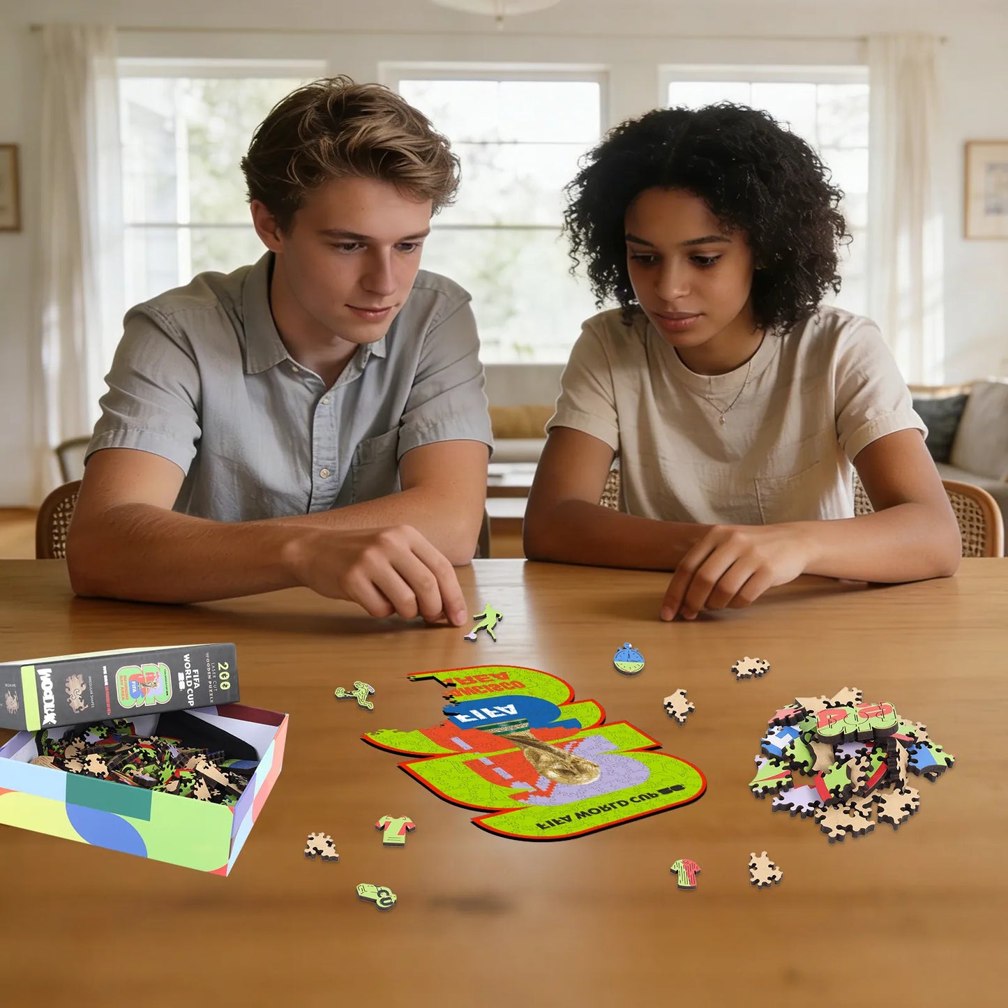 FIFA 2026 SF Bay Area wooden jigsaw puzzle – 200 piece edition